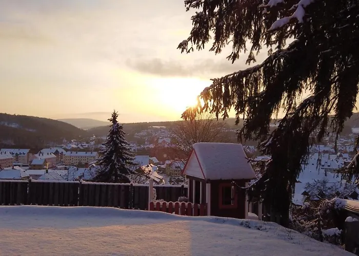 Wellnorama 2 - Wellnessferienhaus Mit Pool, Sauna Und Eigenem Whirlpool Mitten In Deutschland Vakantiehuis Wasungen